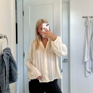Elegant Cream Blouse